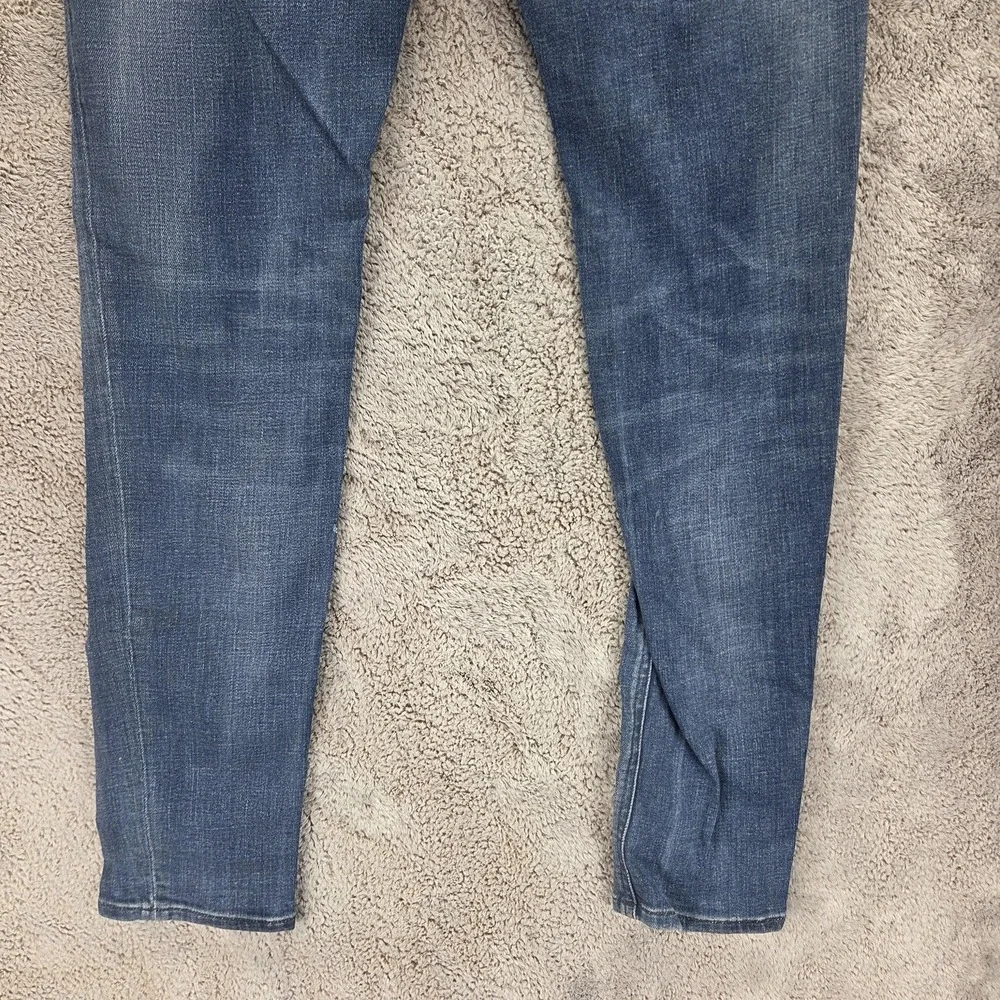 Diesel Jeans Mens 28x30 Blue Sleenker Slim Skinny Button Fly Stretch Denim 084UI